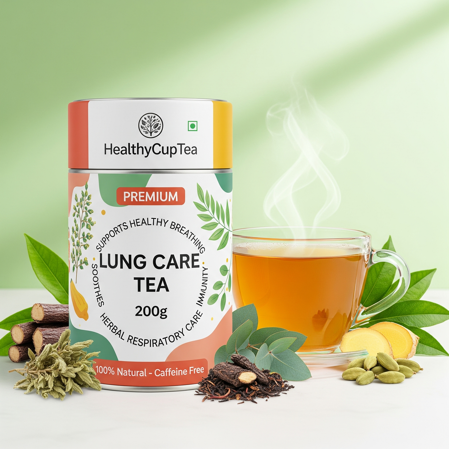 Natural Lung Cleanse Tea | Support Clear Breathing & Wellness