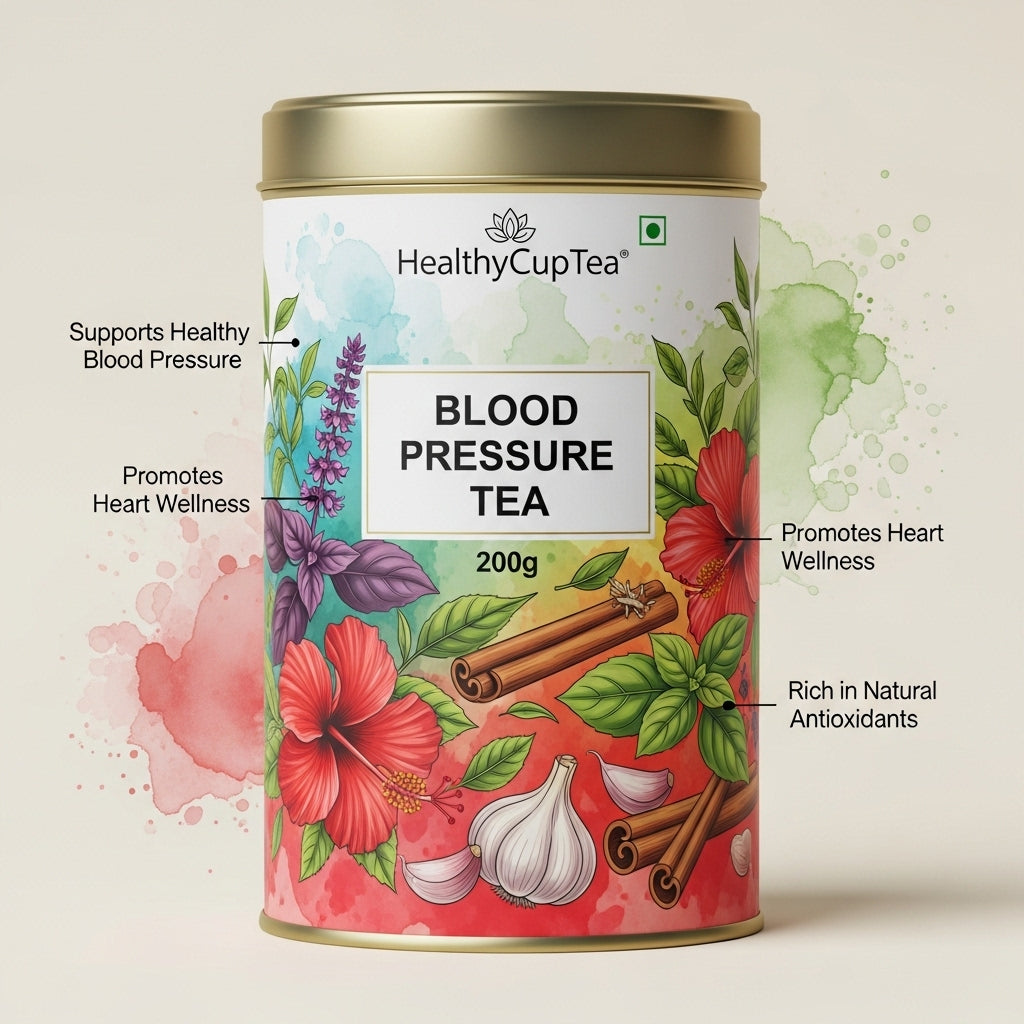 Blood Pressure Tea for Cardiovascular Health | HealthyCupTea
