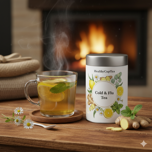 Cold & Flu Tea | Natural Relief & Immune Support | HealthyCupTea
