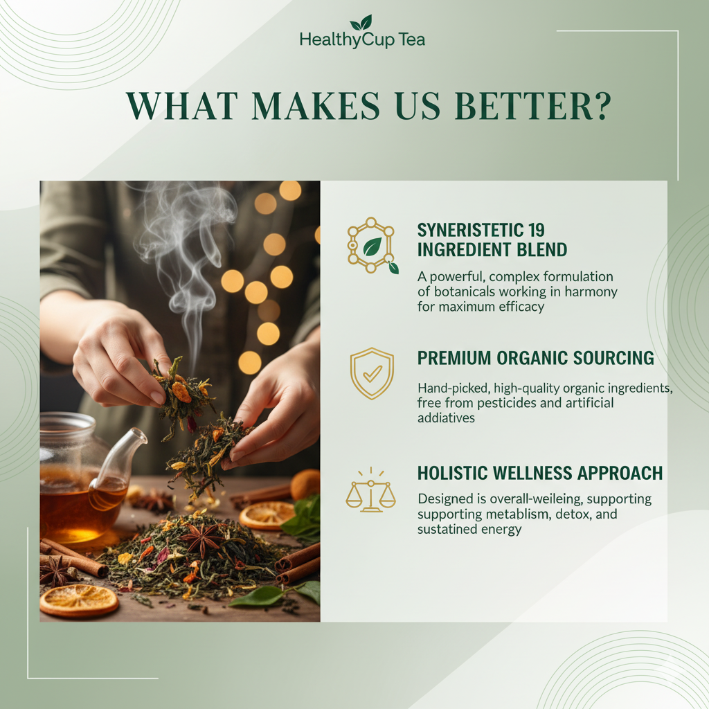 Weight Management Tea | Supports Metabolism & Detox | HealthyCupTea