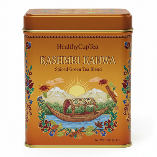 Kashmiri Kahwa Green Tea | With Saffron, Almonds & Cardamom