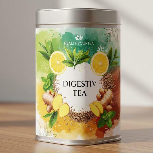 Digestive Green Tea for Bloating & Gas Relief | HealthyCupTea
